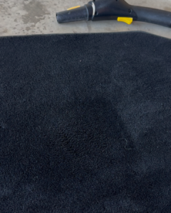 Car carpet restored to pristine condition after steam cleaning in Truganina, providing detailing services near Hoppers Crossing.