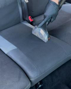 Car seat fully cleaned and restored after extraction and shampooing in Truganina, available to drivers near Point Cook.